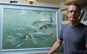 david with bass painting sm-1